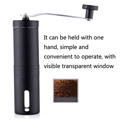Hand Crank Coffee Machine Manual Pepper Mill Grinder(Large Black) by bashfashion