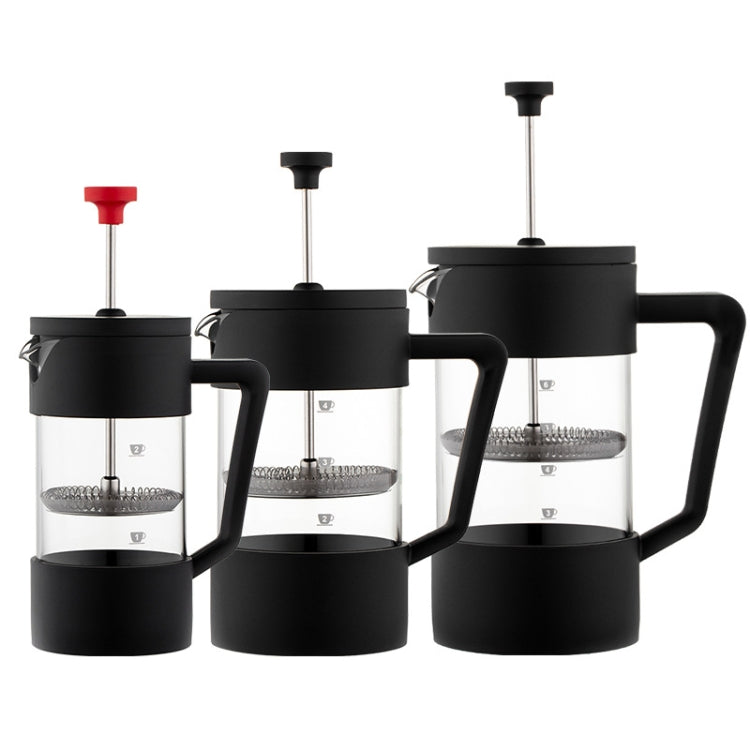 Household Hand Brewed Coffee French Filter Press Pot Glass Tea Maker(350ml) by bashfashion