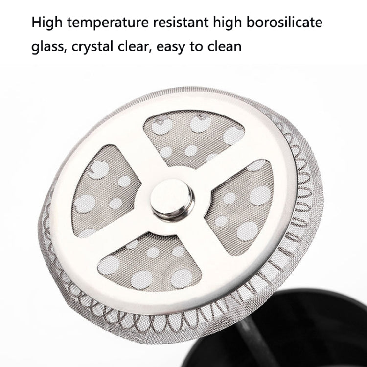 Household Hand Brewed Coffee French Filter Press Pot Glass Tea Maker(1000ml) by bashfashion