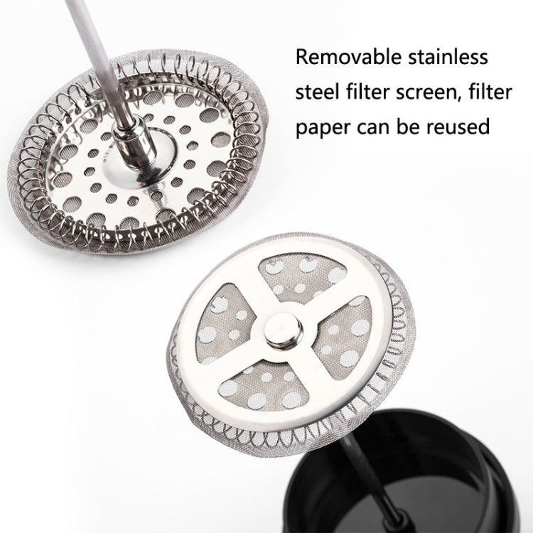 Household Hand Brewed Coffee French Filter Press Pot Glass Tea Maker(1000ml) by bashfashion