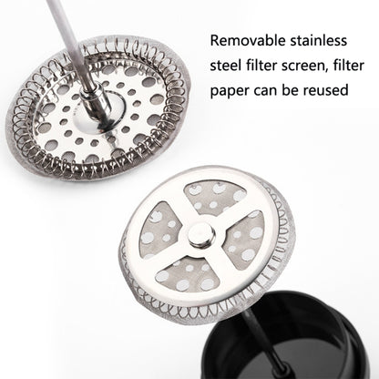 Household Hand Brewed Coffee French Filter Press Pot Glass Tea Maker(1000ml) by bashfashion