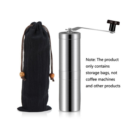 Portable Coffee Machine Shaker Grinder Storage Cotton Bag(Black) by bashfashion