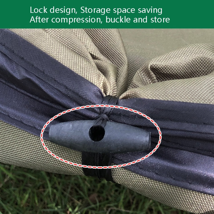 Pop-Up Outdoor Trash Can Lawn Garden Portable Leaves Garbage Bag, Size: M by bashfashion