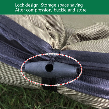 Pop-Up Outdoor Trash Can Lawn Garden Portable Leaves Garbage Bag, Size: L by bashfashion