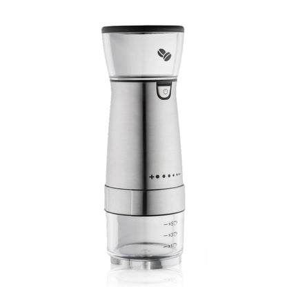 USB Rechargeable Coffee Machine Electric Coffee Grinder(Stainless Steel Color) by bashfashion