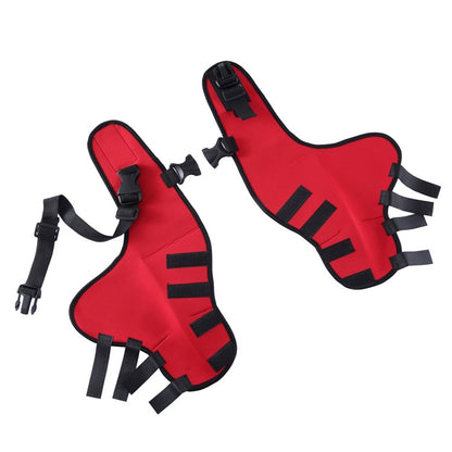 Pet Dog Leg Knee Guard Surgery Injury Protective Cover, Size: S(Red) by bashfashion