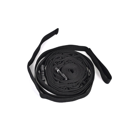 Outdoor Camping Tents Storage Clothesline 19 Ring Wild Camp Straps Lanyard, Length: 4.3m(Black) by bashfashion