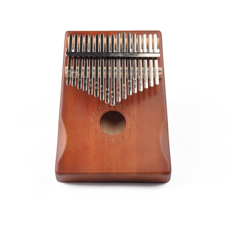 17-Tone Thumb Piano Kalimba Beginners Introduction Finger Piano, Colour: Brown by bashfashion