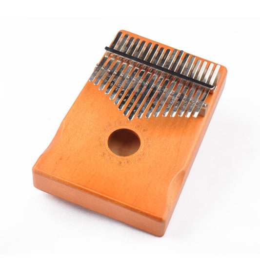 17-Tone Thumb Piano Kalimba Beginners Introduction Finger Piano, Colour: Yellow by bashfashion