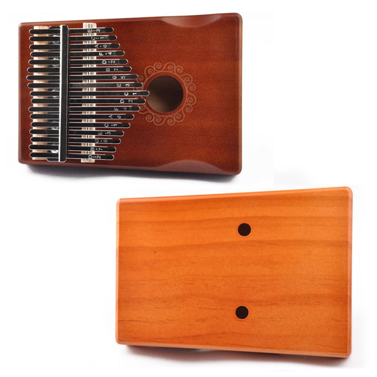 17-Tone Thumb Piano Kalimba Beginners Introduction Finger Piano, Colour: Yellow Kit by bashfashion