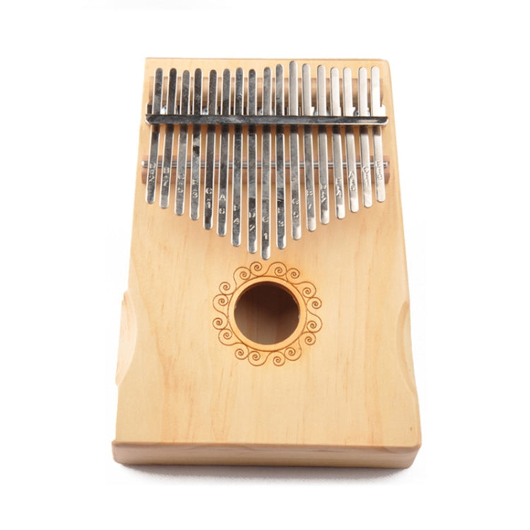 17-Tone Thumb Piano Kalimba Beginners Introduction Finger Piano, Colour: Wooden by bashfashion