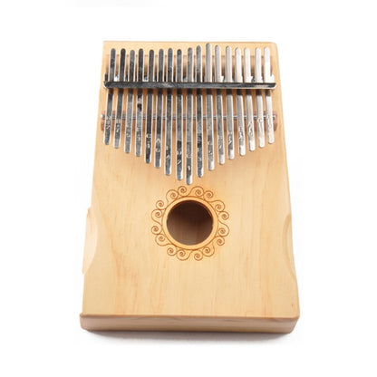 17-Tone Thumb Piano Kalimba Beginners Introduction Finger Piano, Colour: Wooden by bashfashion