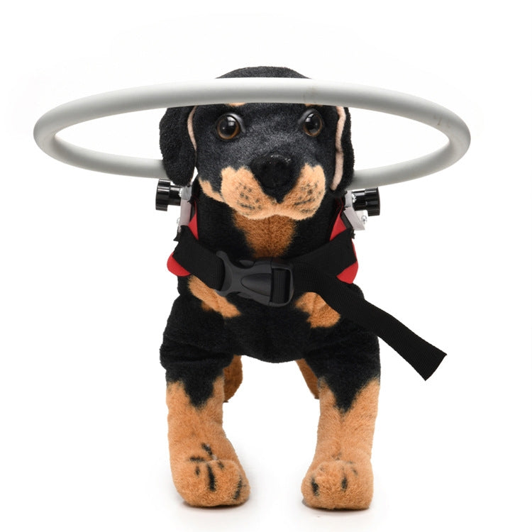 Dog Blindness Anti-Collision Ring Animal Protection Ring Cover Guide Ring, Specification: M(Red) by bashfashion