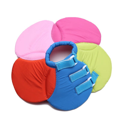 Pet Protection Collar Dog Flower Protection Collar, Specification: L(Rainbow) by bashfashion