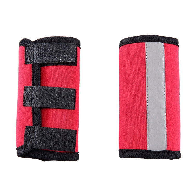 Pet Knee Protector Dog Surgery Injury Protective Cover, Size: S(Red Reflection) by bashfashion