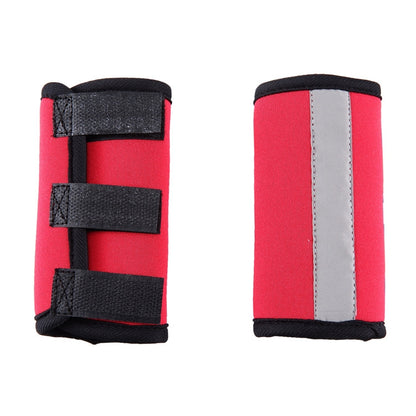Pet Knee Protector Dog Surgery Injury Protective Cover, Size: S(Red Reflection) by bashfashion