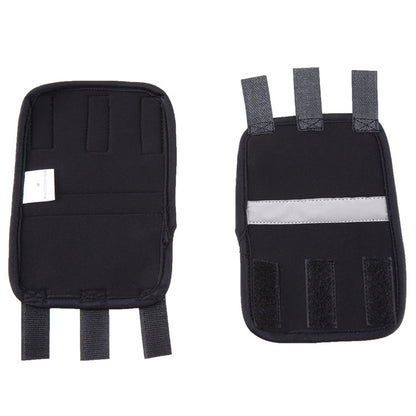 Pet Knee Protector Dog Surgery Injury Protective Cover, Size: M(Black Reflection) by bashfashion