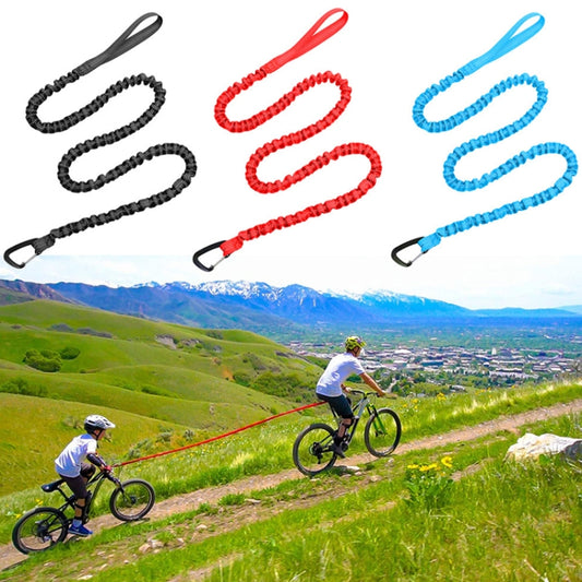ZXCQYS-L Bicycle Tow Rope Mountain Bike Parent-Child Pull Rope Portable Tow Rope(Blue) by bashfashion