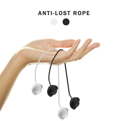 3 PCS Bluetooth Headphone Sports Silicone Anti-Lost Rope For Samsung GALAXLBuds 1 / 2(White) by bashfashion