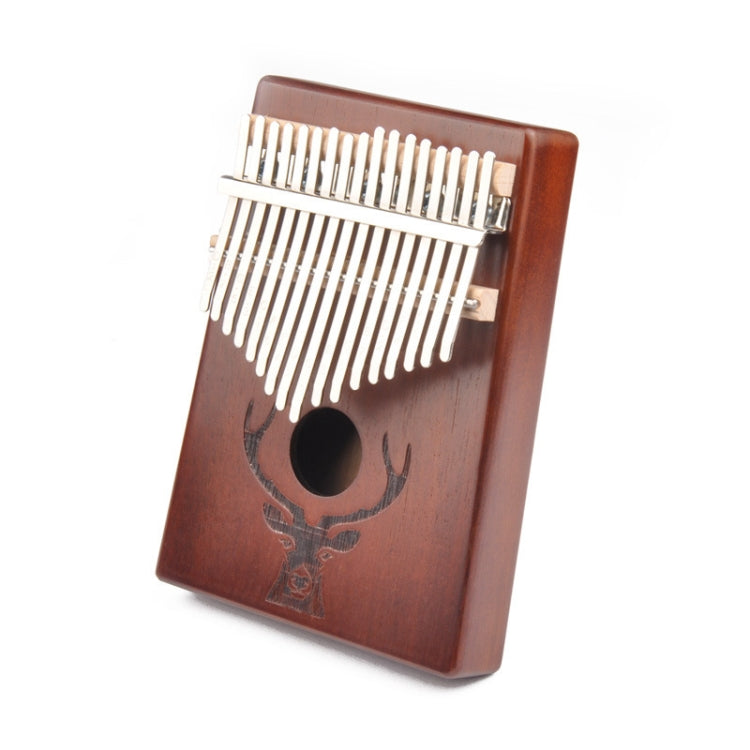17-Tone Beginner Finger Piano Deer Head Kalimba Thumb Piano( Coffee) by bashfashion