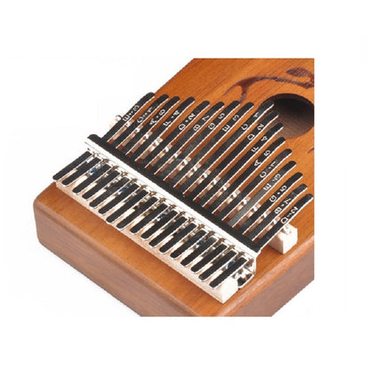 17-Tone Beginner Finger Piano Deer Head Kalimba Thumb Piano(Retro) by bashfashion