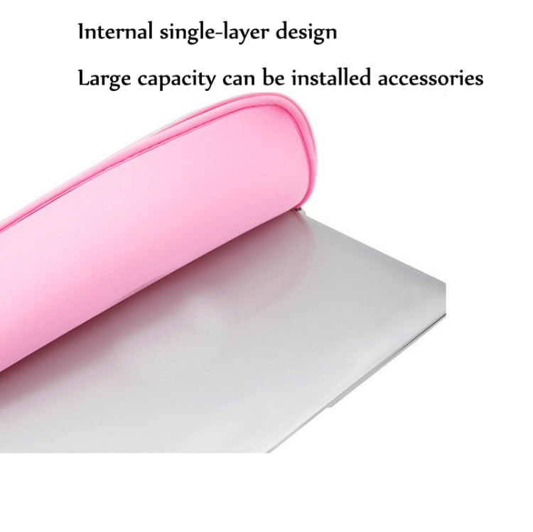 Laptop Anti-Fall and Wear-Resistant Lliner Bag For MacBook 11 inch(Pink) by bashfashion