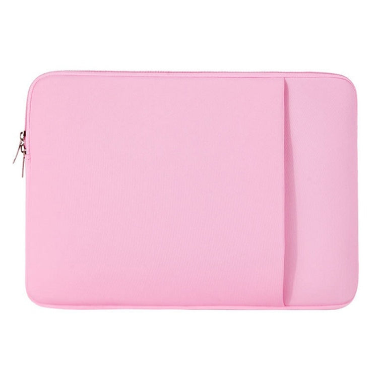 Laptop Anti-Fall and Wear-Resistant Lliner Bag For MacBook 14 inch(Upgrade Pink) by bashfashion