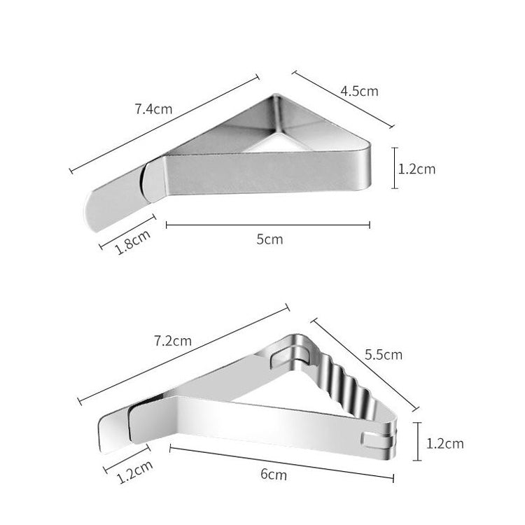 30 PCS Stainless Steel Tablecloth Clip Triangle Table Clamp Picnic Flexible Clip(Classic) by bashfashion