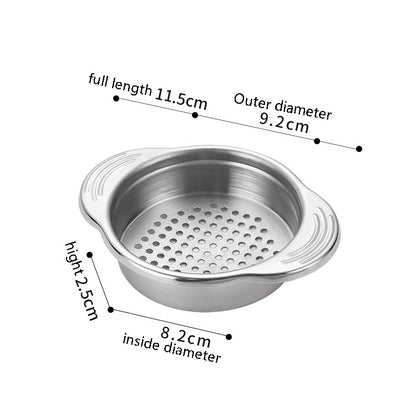 304 Stainless Steel Sewer Canned Food Water Filter With Ear Kitchen Tool by bashfashion