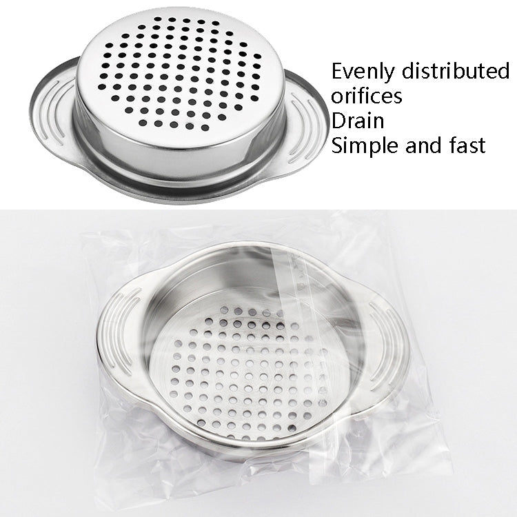 304 Stainless Steel Sewer Canned Food Water Filter With Ear Kitchen Tool by bashfashion