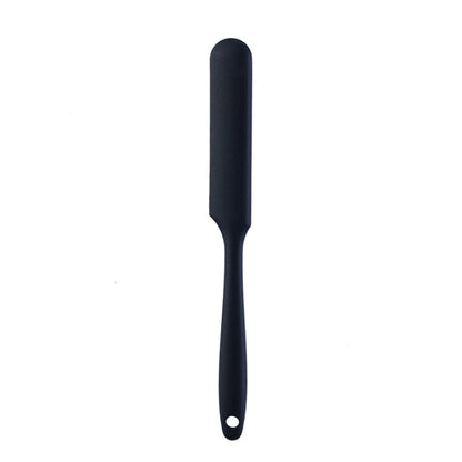 Long Silicone Spatula Butter Cake Cream Scraper Baking Tool(Black) by bashfashion