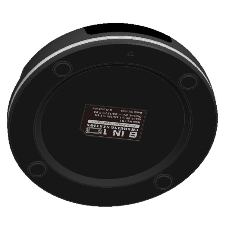 D1 Colorful Lights Handle Charger For Nintendo Switch / Switch Lite(Black) by bashfashion