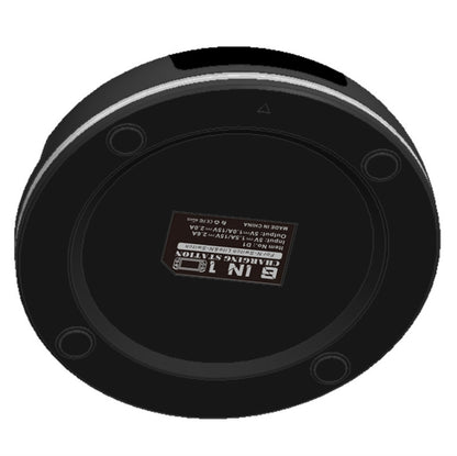 D1 Colorful Lights Handle Charger For Nintendo Switch / Switch Lite(Black) by bashfashion