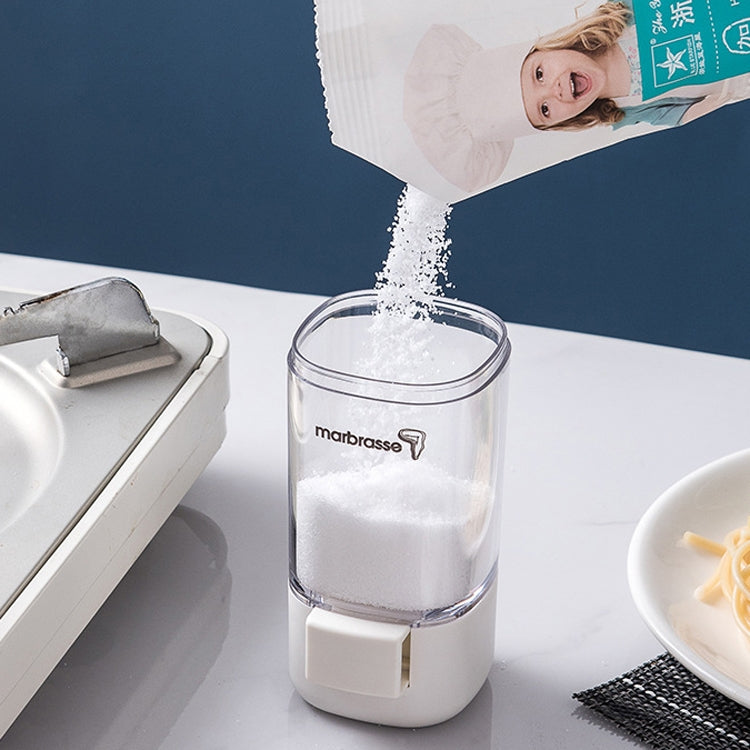 Marbrasse Metering Seasoning Box Pressing Type Seasoning Bottle Rotary Sealing Household Kitchen Seasoning Can, Specification: Single by Marbrasse