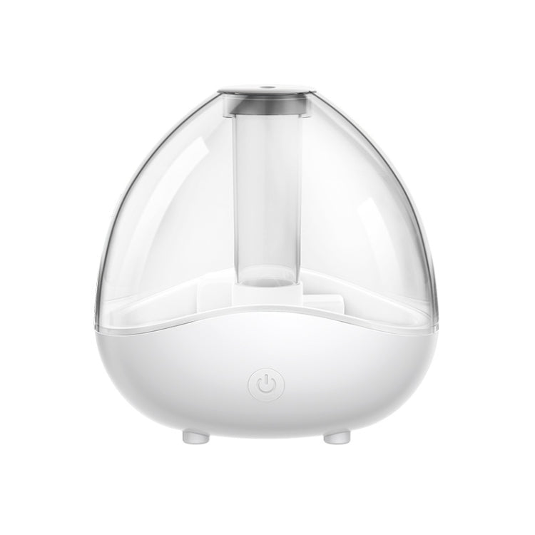K11 1500ml Transparent Humidifier Household Mute Small Air Purifier Large-Capacity Ultrasonic Humidifier, CN Plug(White) by bashfashion