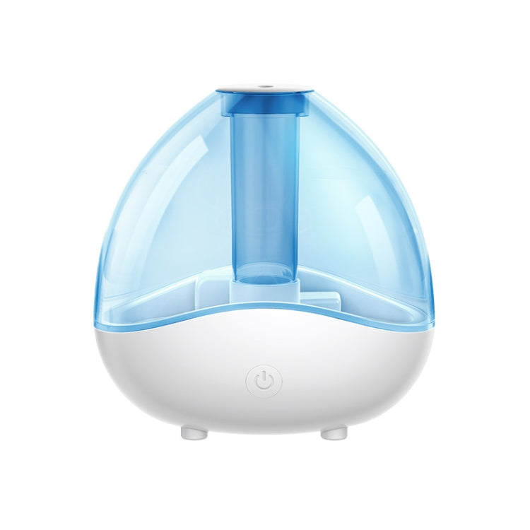 K11 1500ml Transparent Humidifier Household Mute Small Air Purifier Large-Capacity Ultrasonic Humidifier, CN Plug(Blue) by bashfashion