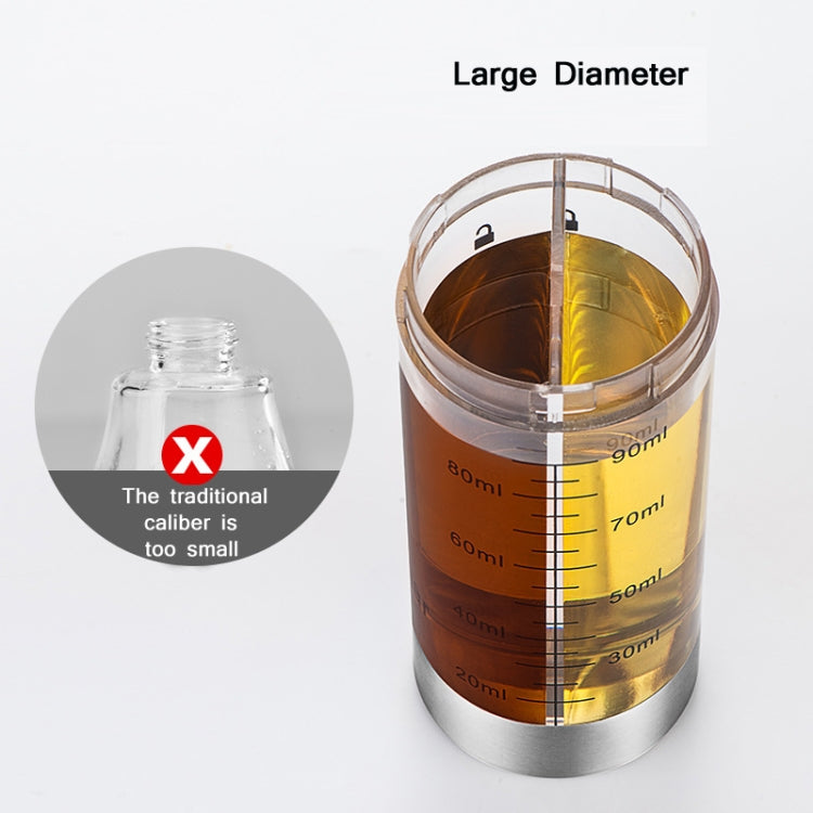 Stainless Steel Push-Type Oil Spray Bottle Barbecue Oil And Vinegar Sprayer by bashfashion