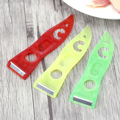 10pcs A2233 Home Vegetable Fruit Peer Plastic Cutting Knife, Color Random Delivery by bashfashion