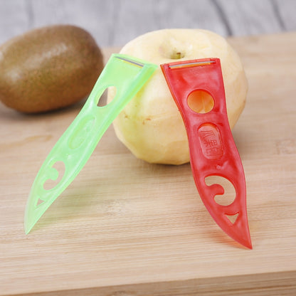 10pcs A2233 Home Vegetable Fruit Peer Plastic Cutting Knife, Color Random Delivery by bashfashion