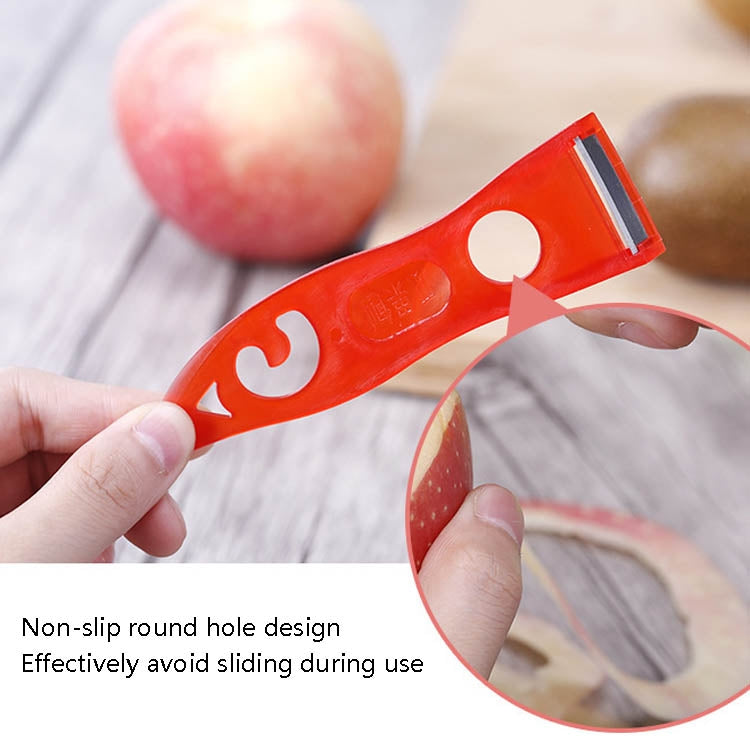 10pcs A2233 Home Vegetable Fruit Peer Plastic Cutting Knife, Color Random Delivery by bashfashion