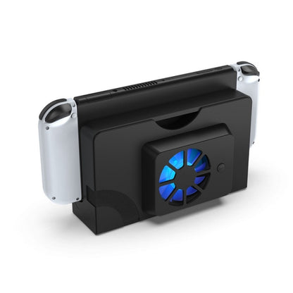 DOBE Host Base Cooling Fan With Blue Light For Switch OLED(White) by DOBE