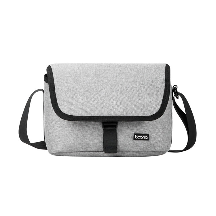 Baona BN-H013 Camera Shoulder Bag SLR Lens Storage Handbag(Light-Thin Gray) by Baona