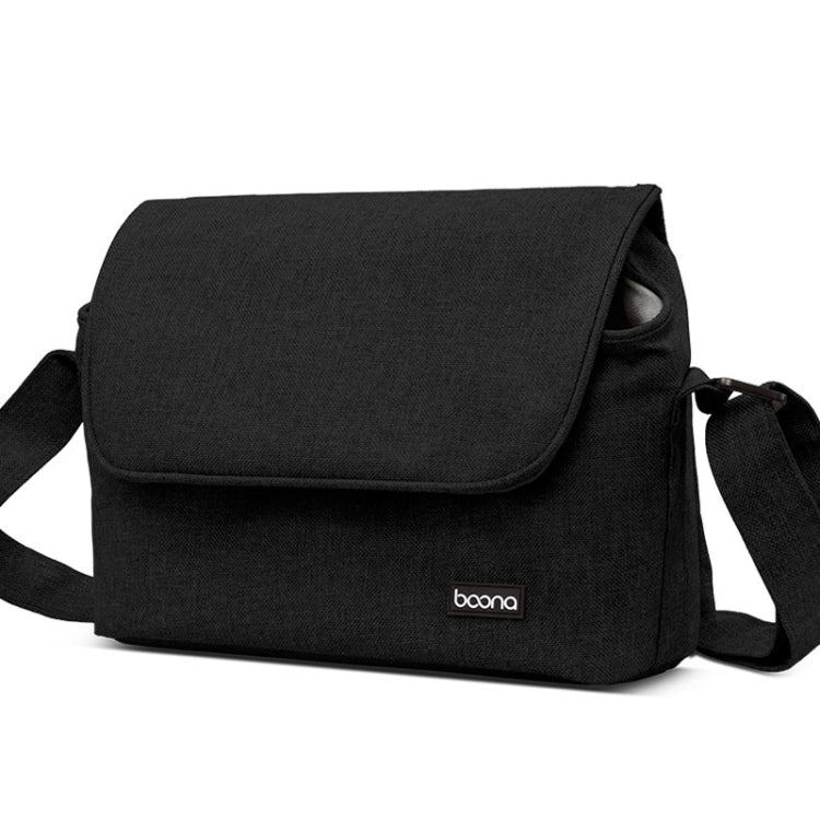 Baona BN-H013 Camera Shoulder Bag SLR Lens Storage Handbag(Light-Thin Black) by Baona