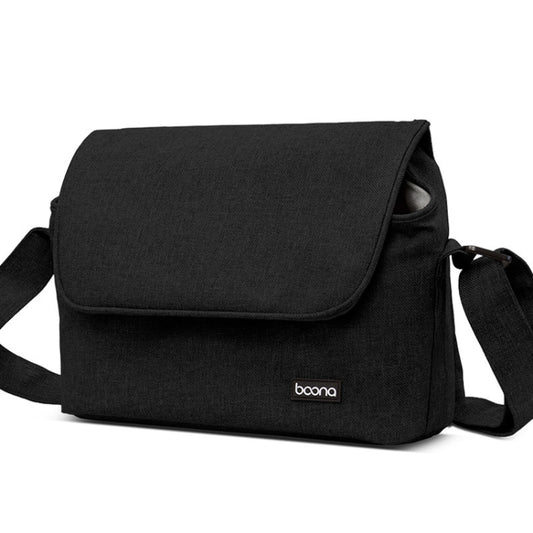 Baona BN-H013 Camera Shoulder Bag SLR Lens Storage Handbag(Light-Thin Black) by Baona