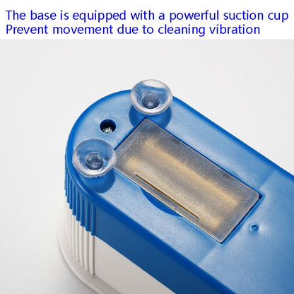 3 in 1 Glasses Cleaning Machine Small Contact Lens Glasses Jewelry Watch Cleaner(Blue) by bashfashion