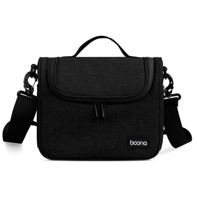 Baona BN-H011 Digital SLR Camera Bag Lens Storage Shoulder Bag(Black) by Baona