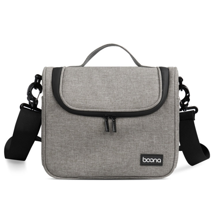Baona BN-H011 Digital SLR Camera Bag Lens Storage Shoulder Bag(Gray) by Baona