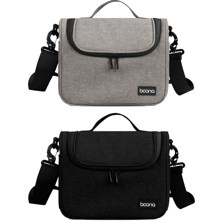 Baona BN-H011 Digital SLR Camera Bag Lens Storage Shoulder Bag(Black) by Baona