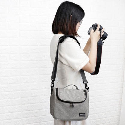 Baona BN-H011 Digital SLR Camera Bag Lens Storage Shoulder Bag(Gray) by Baona