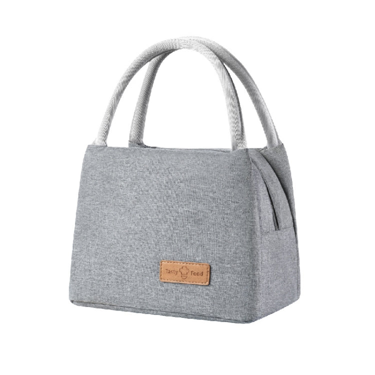 Lunch Lunar Bag Aluminum Film Thickening Large Capacity Portable Lunch Box, Size: Small(Grey) by bashfashion
